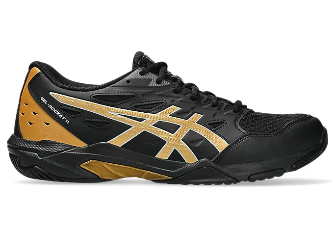 ASICS Gel-Rocket 11 Badminton Shoe (Black/Piedmont Grey)