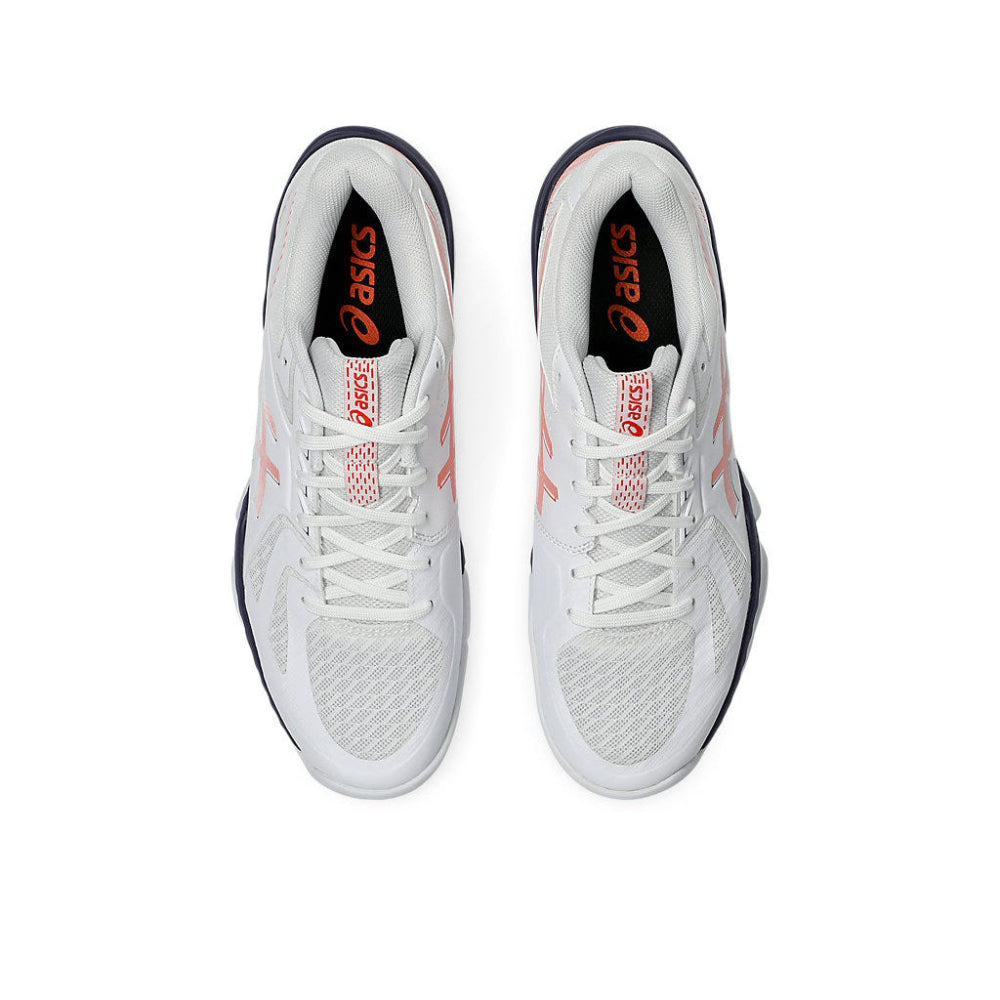 ASICS Blade FF Badminton Shoe (White/Novak Orange)
