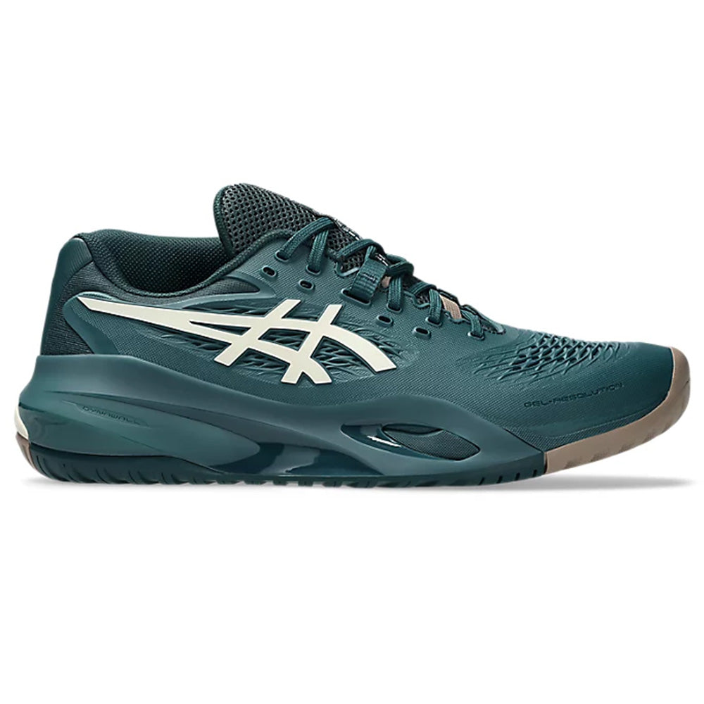 ASICS Gel-Resolution X Tennis Shoe (Saxon Green/Birch)
