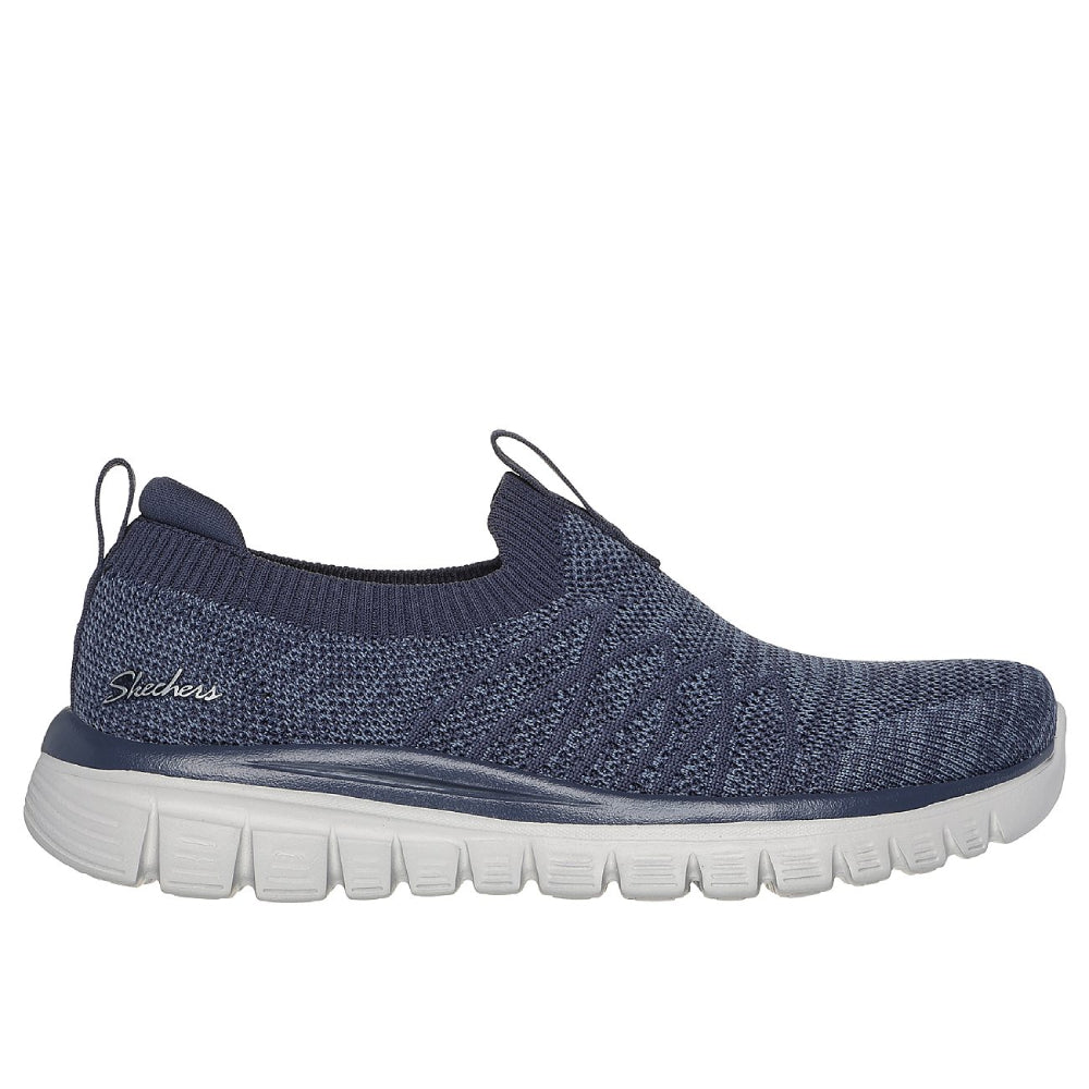 SKECHERS Graceful - Good Vibe Running Shoe (Navy)