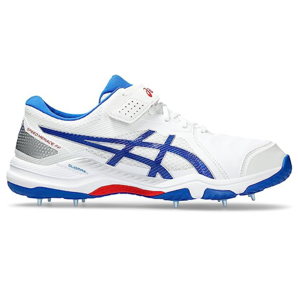ASICS Speed Menace FF Cricket Shoe (White/Tuna Blue)