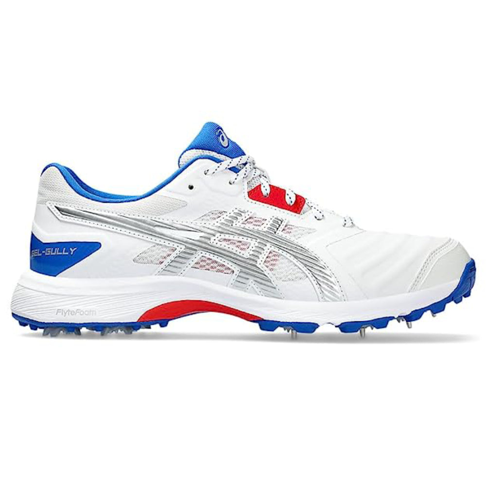ASICS Gel-Gully 7 Cricket Shoe (White/Pure Silver)