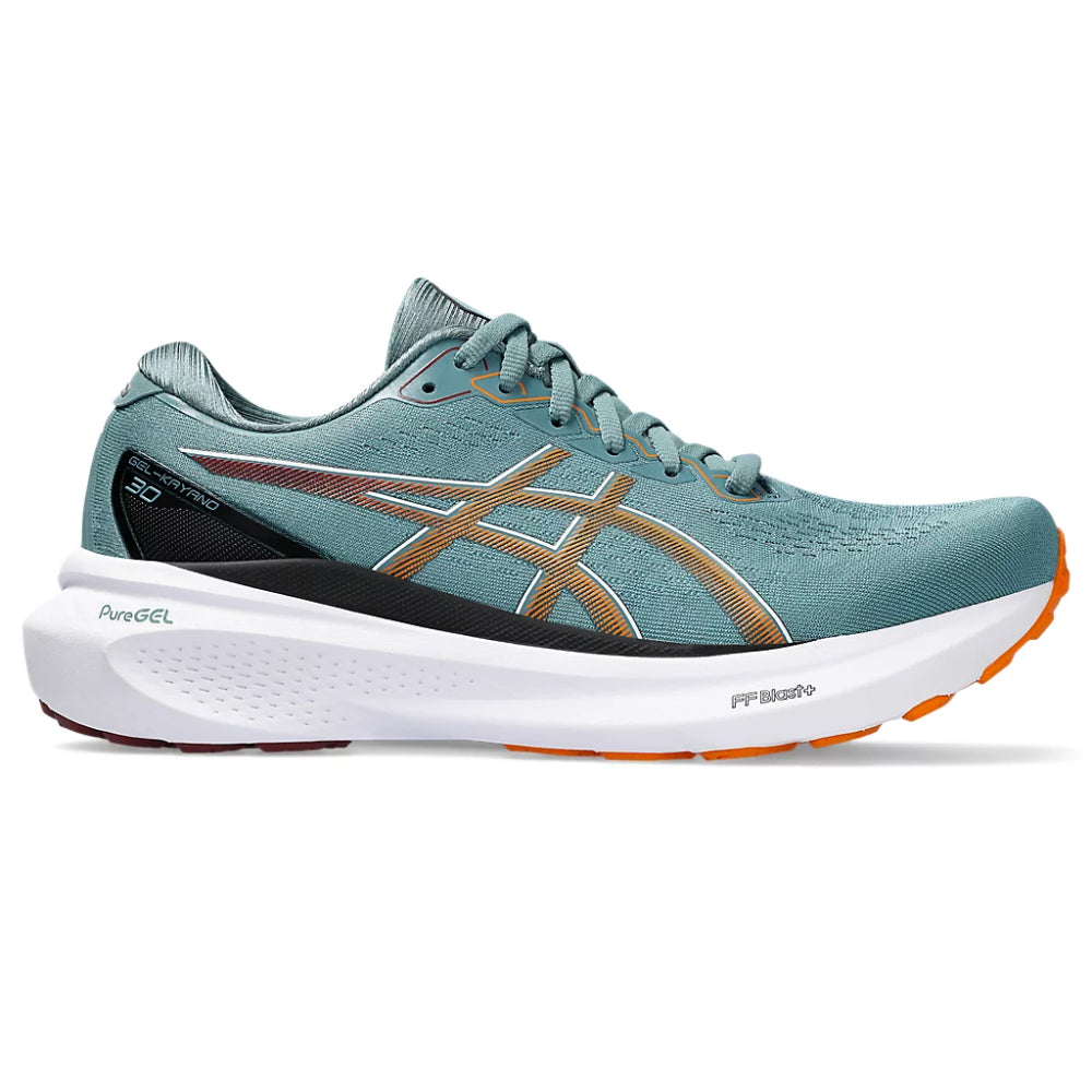 ASICS Gel-Kayano 30 Running Shoe (Foggy Teal/Bright Orange)