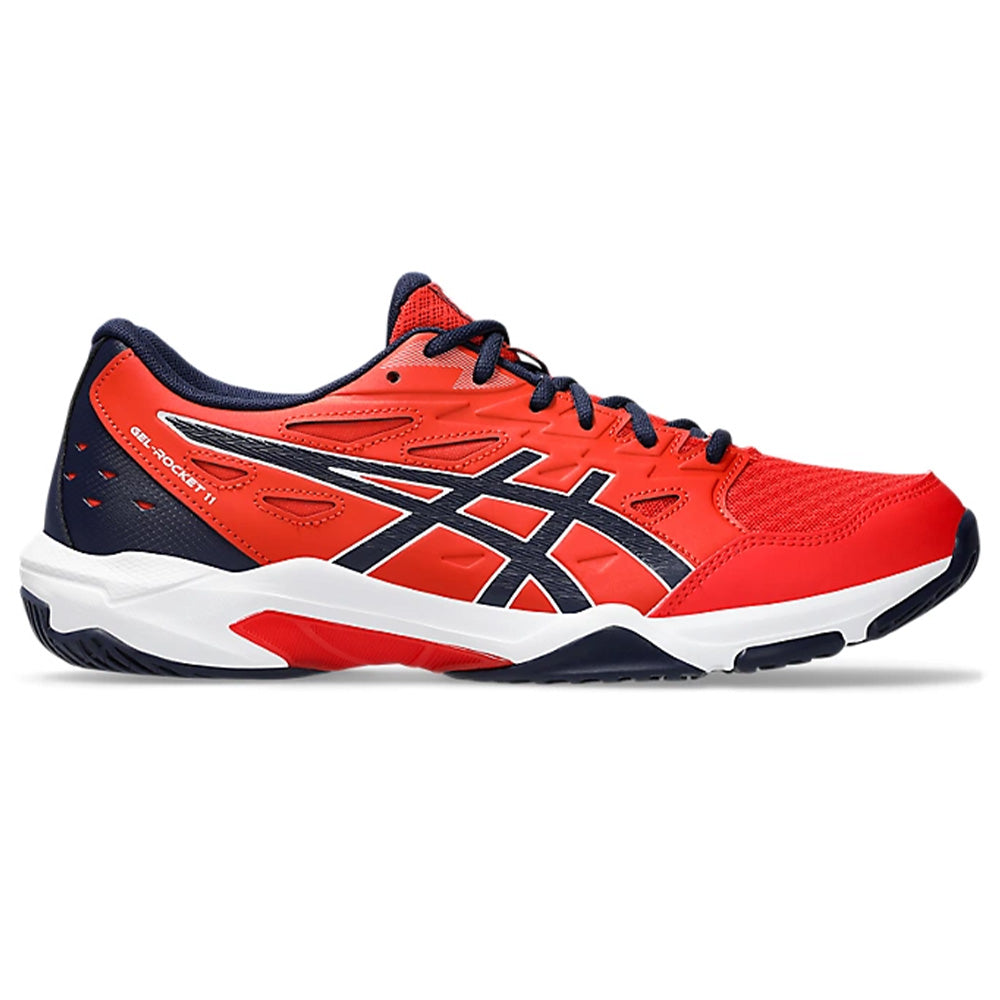 ASICS Gel-Rocket 11 Badminton Shoe (Fiery Red/Peacoat)