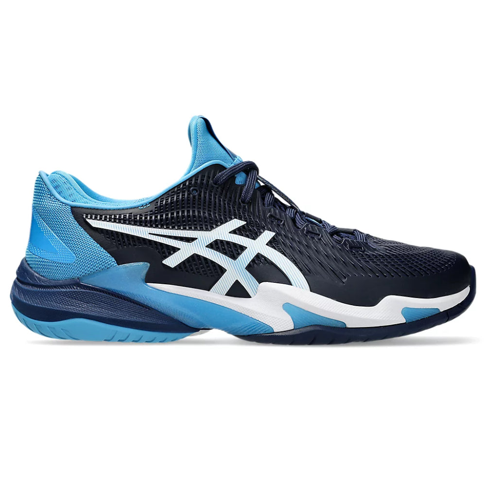 ASICS Court FF 3 Novak Tennis Shoe (Blue Expanse/White)