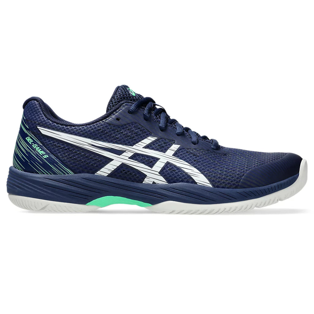 ASICS Gel-Game 9 Tennis Shoe (Blue Expanse/White)