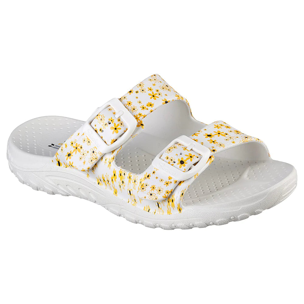 SKECHERS Reggae-Lil Daisies Slipper (White)