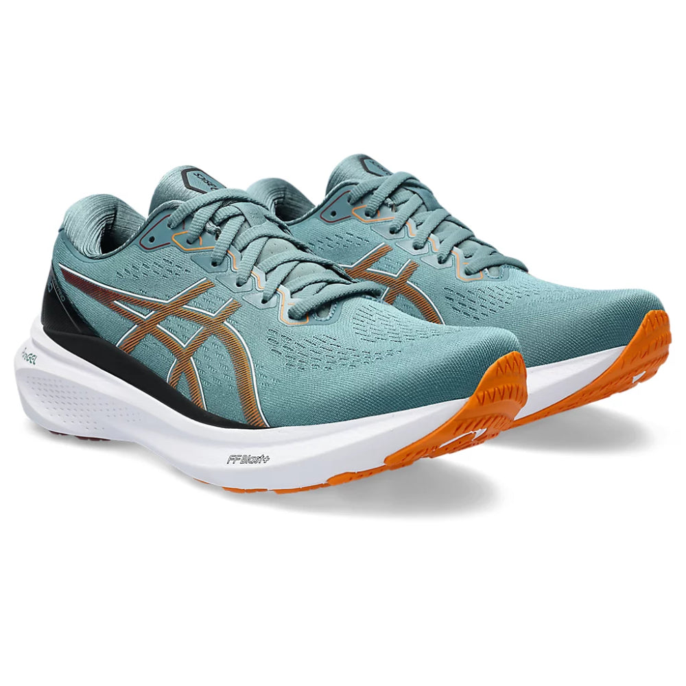 ASICS Gel-Kayano 30 Running Shoe (Foggy Teal/Bright Orange)