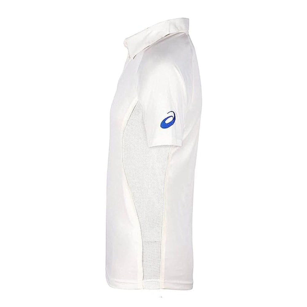 ASICS Cricket Polo 2 T-Shirt (Cream White)
