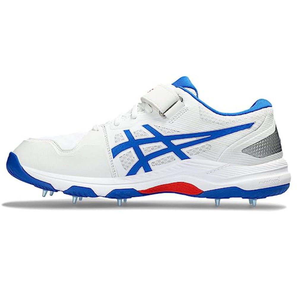 ASICS Speed Menace FF Cricket Shoe (White/Tuna Blue)