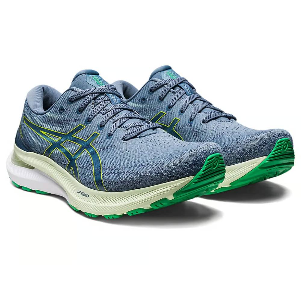ASICS Gel-Kayano 29 Running Shoe (Steel Blue/Lime Zest)