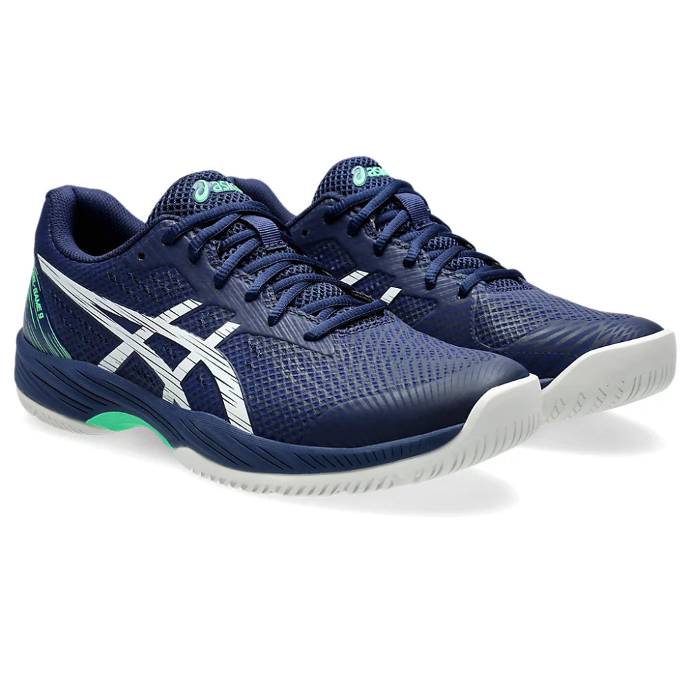 ASICS Gel-Game 9 Tennis Shoe (Blue Expanse/White)