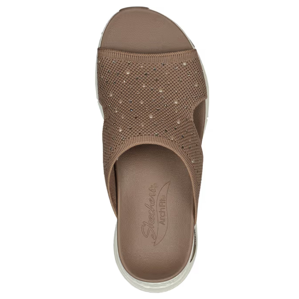 SKECHERS Arch Fit Sweet Monet Sandal (Mocha)