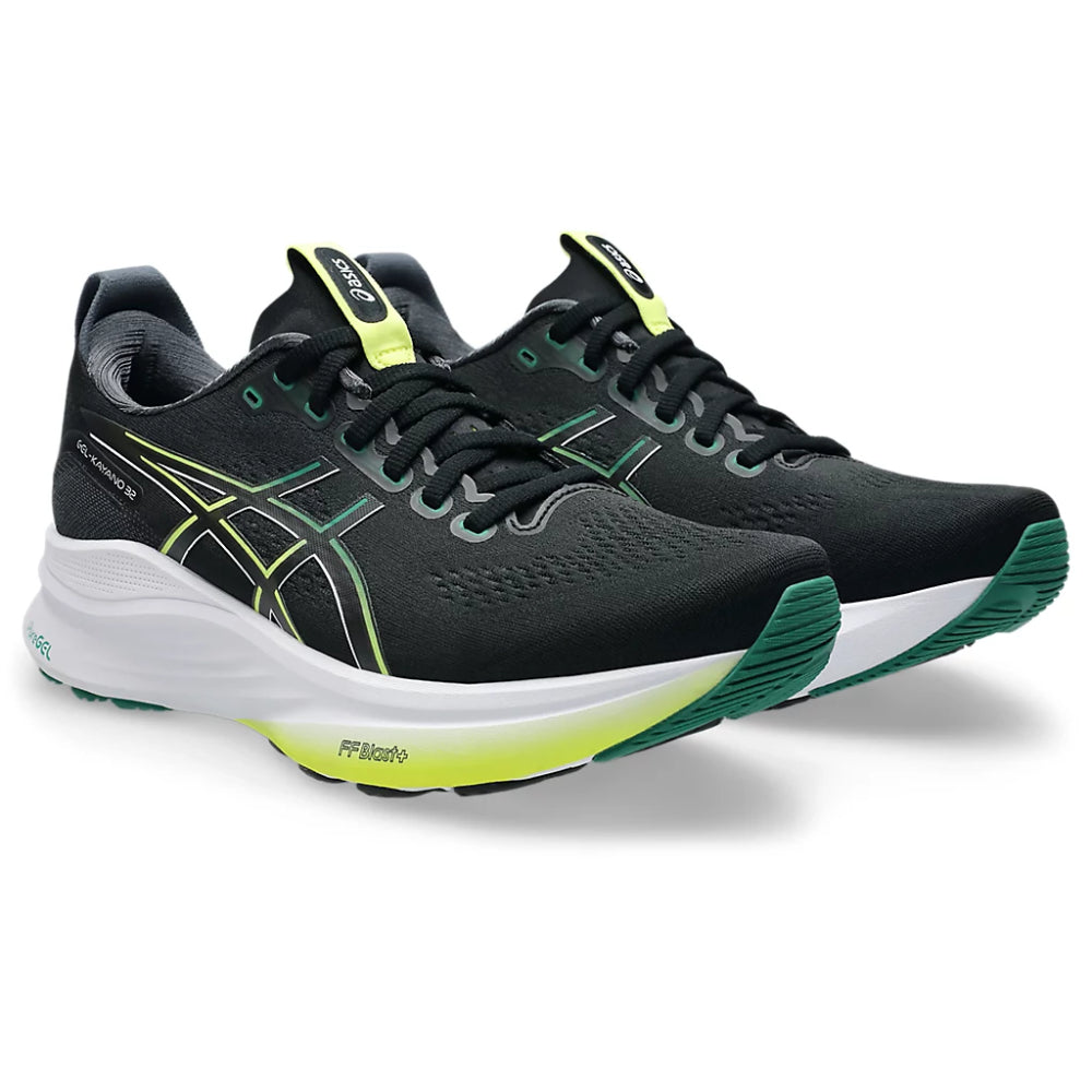 ASICS Gel-Kayano 32 Running Shoe (Black/jasper Green)