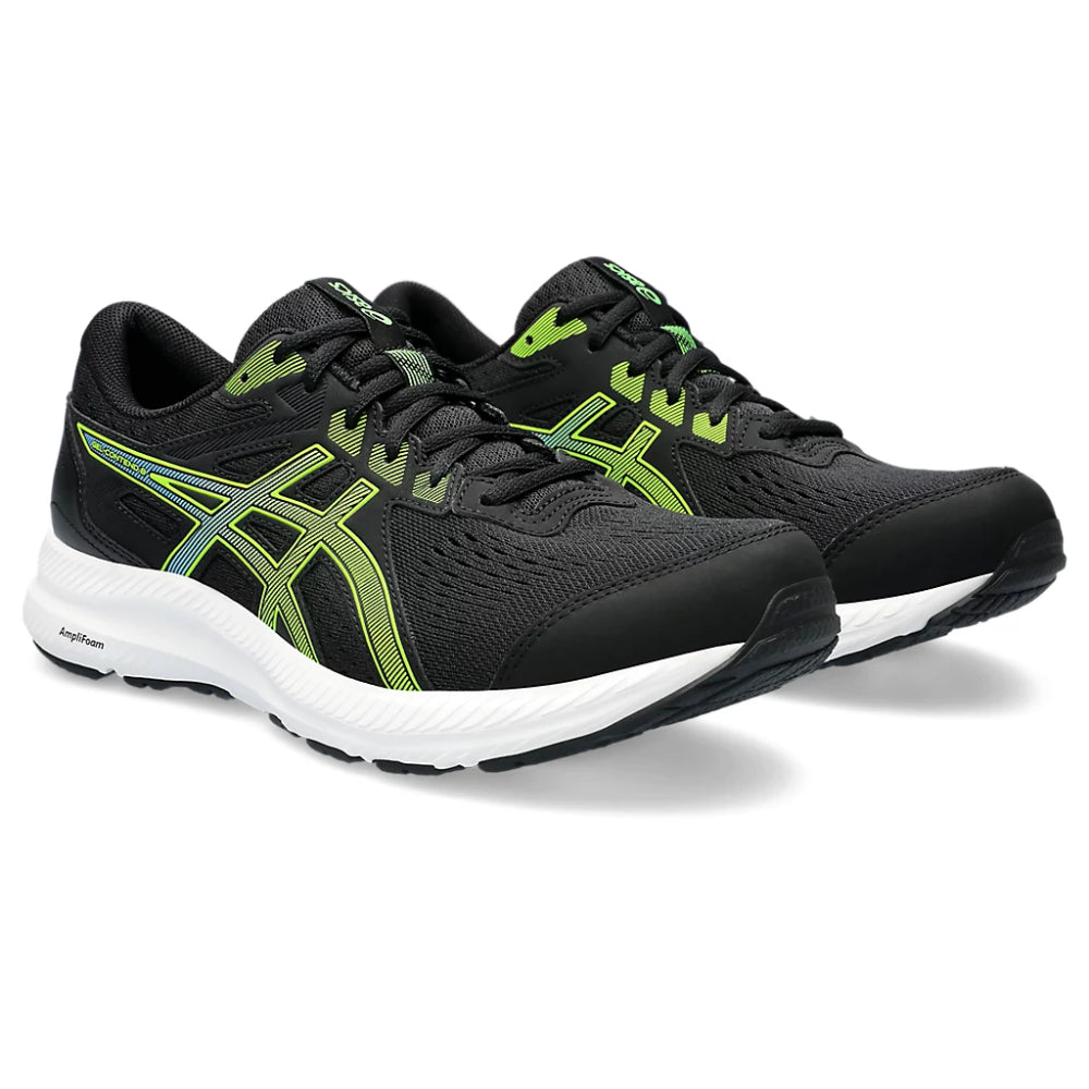 ASICS Gel-Contend 8 Running Shoe (Black/Electric Lime)