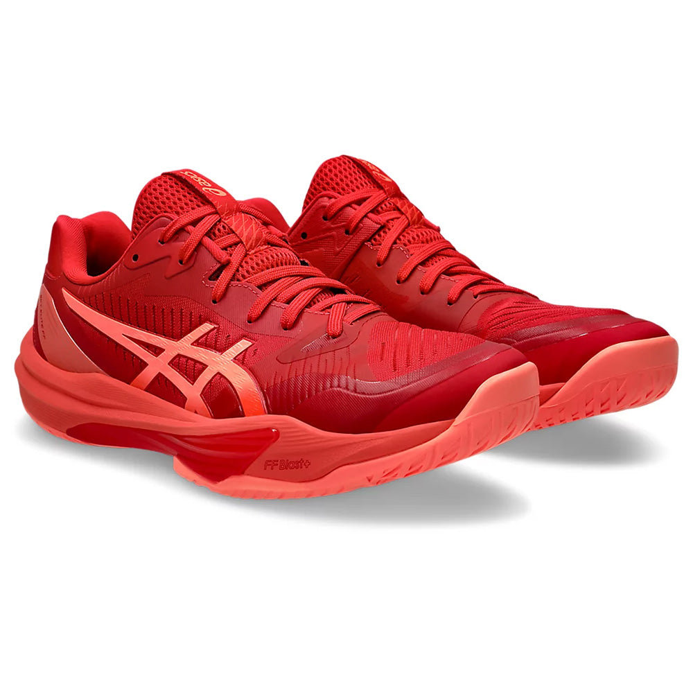 ASICS Sky Elite FF 3 Badminton Shoe (Speed Red/Sun Coral)