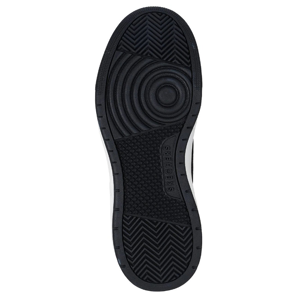 SKECHERS Uno Court-Low-Post Casual shoe (White/Black/Yellow)
