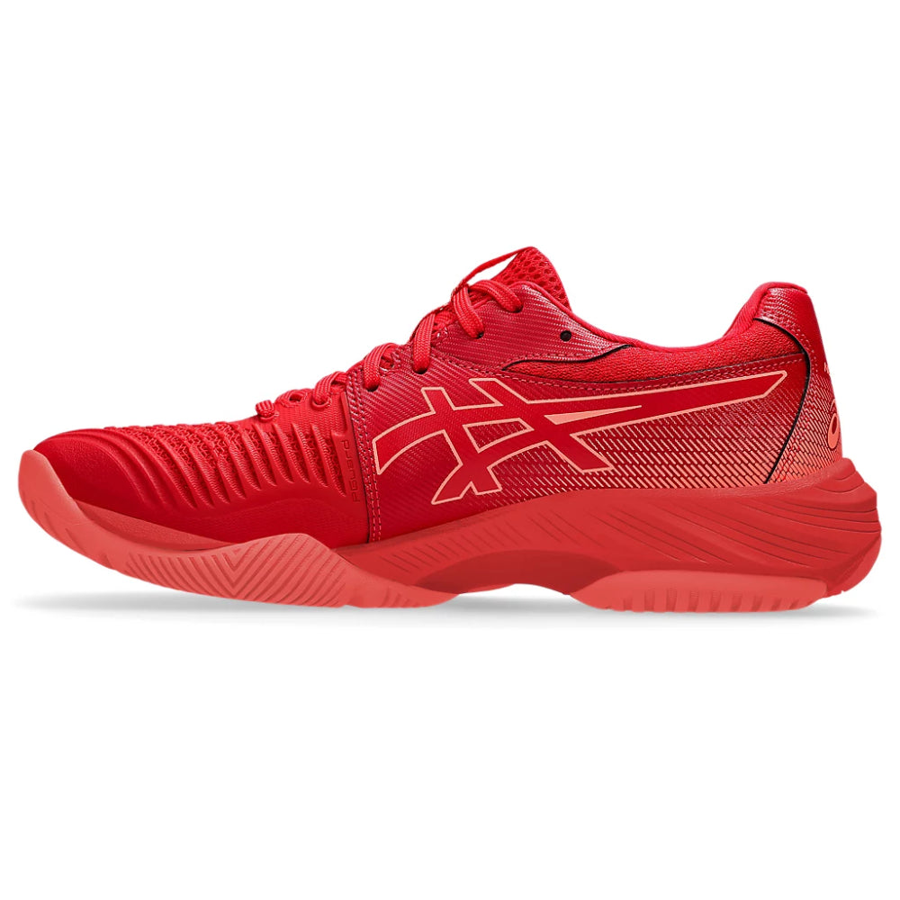 ASICS Netburner Ballistic FF3 Badminton Shoe (Speed Red/Sun Coral)