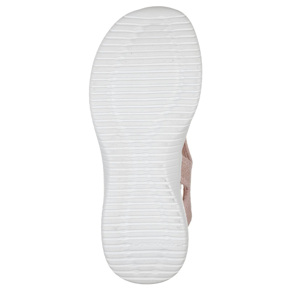 SKECHERS Ultra Flex Spring Motion sandal (Blush)