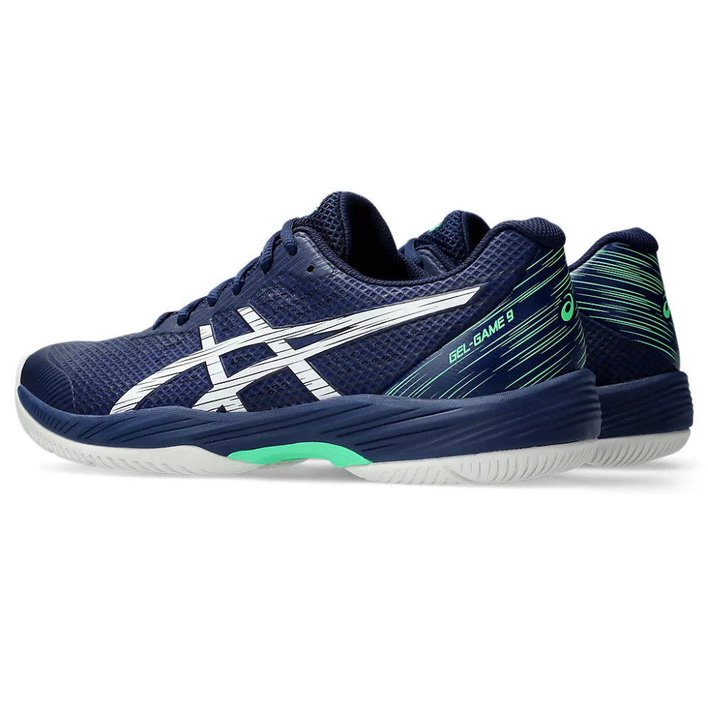 ASICS Gel-Game 9 Tennis Shoe (Blue Expanse/White)