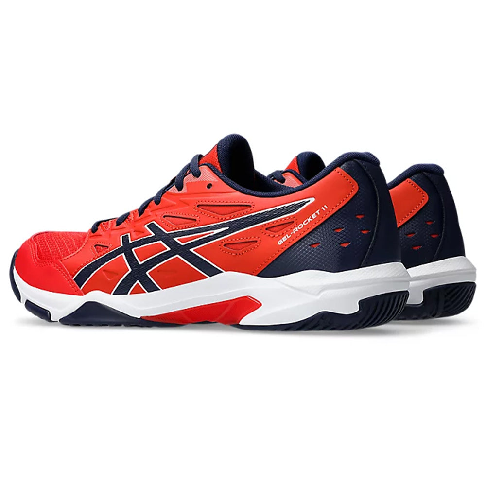 ASICS Gel-Rocket 11 Badminton Shoe (Fiery Red/Peacoat)