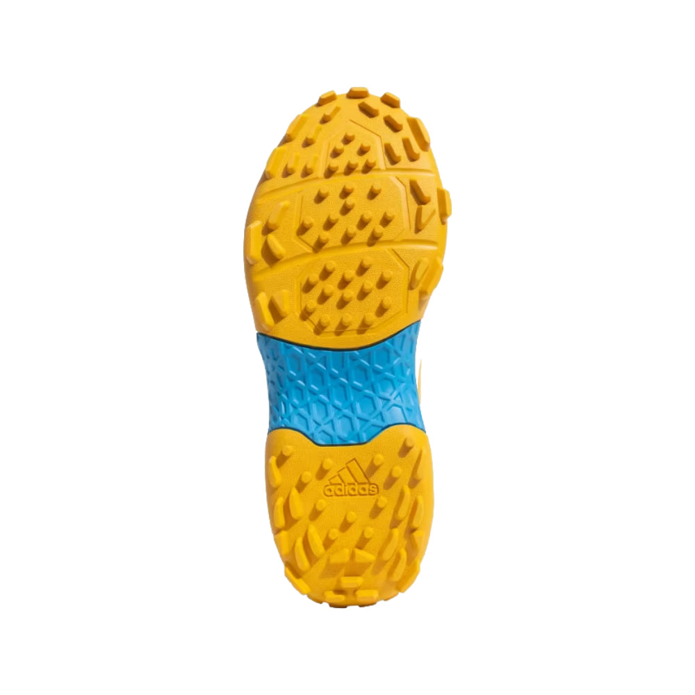 Adidas Crinu 23 Cricket Shoe (Cloud White/Pulse Blue/Preloved Yellow)