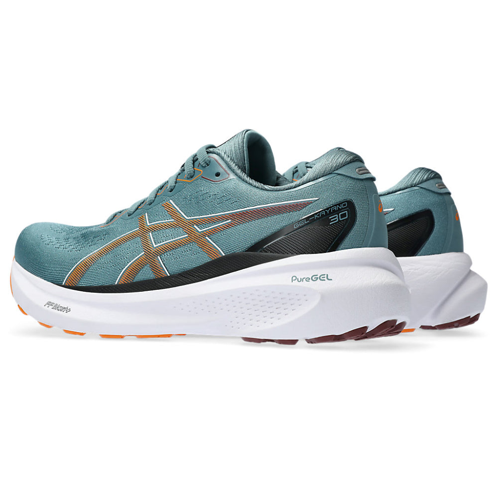 ASICS Gel-Kayano 30 Running Shoe (Foggy Teal/Bright Orange)