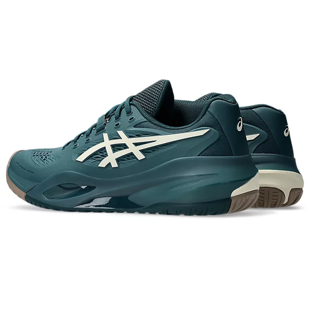 ASICS Gel-Resolution X Tennis Shoe (Saxon Green/Birch)
