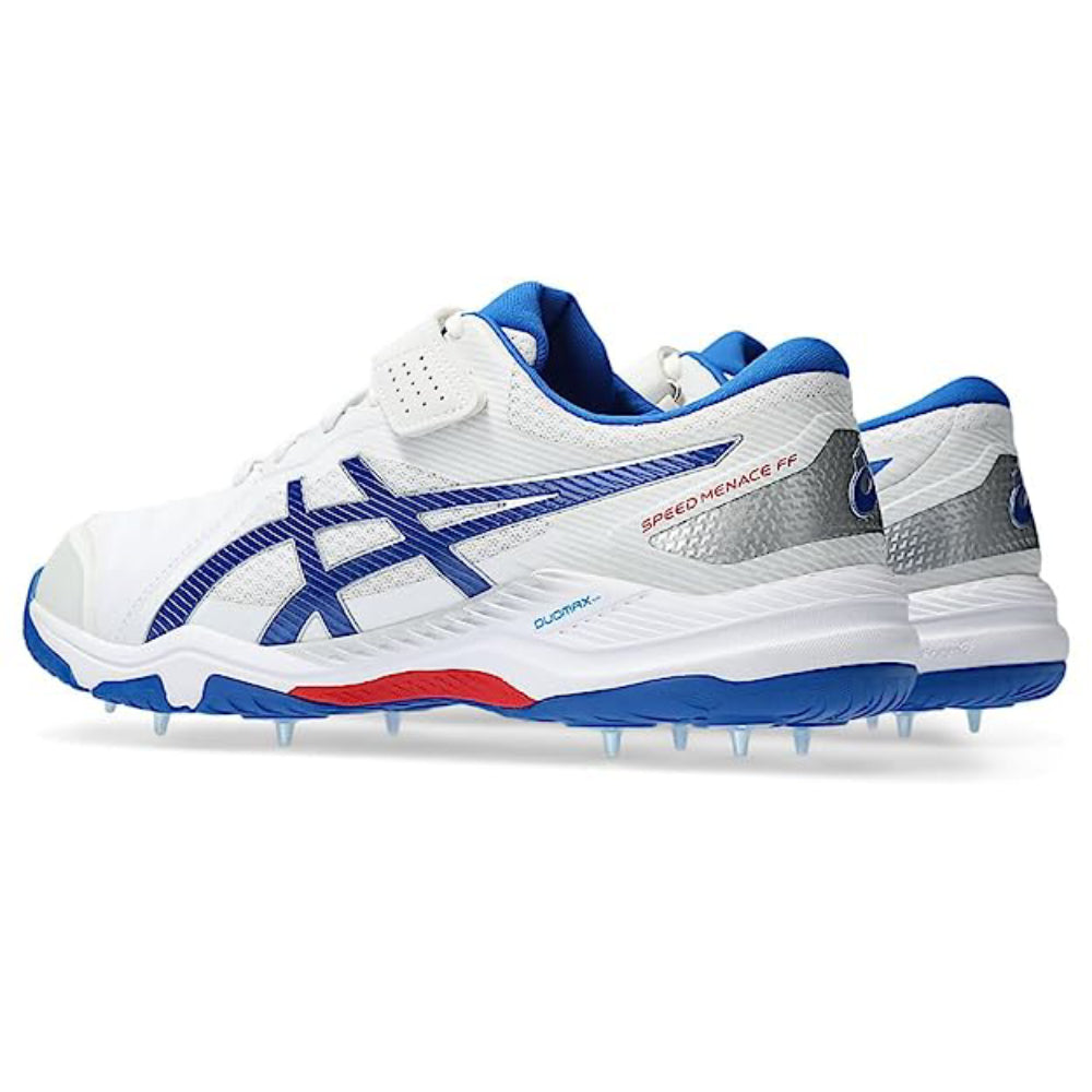 ASICS Speed Menace FF Cricket Shoe (White/Tuna Blue)