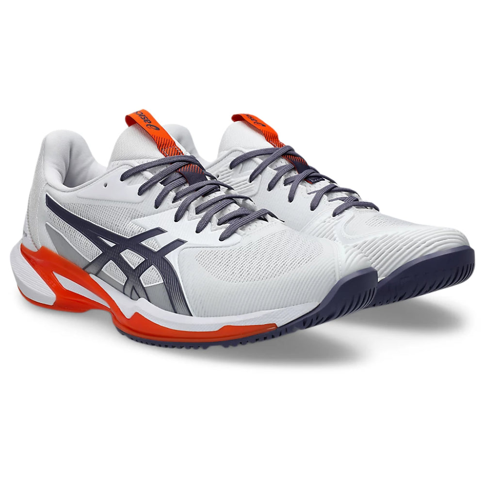 ASICS Solution Speed FF3 Tennis Shoe (White/Greyish Purple)