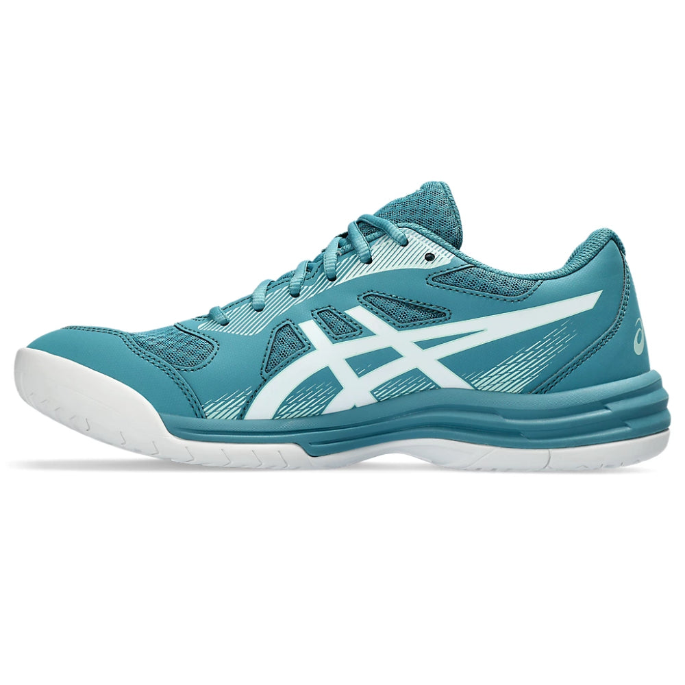 ASICS Upcourt 5 Badminton Shoe (Blue Teal/White)