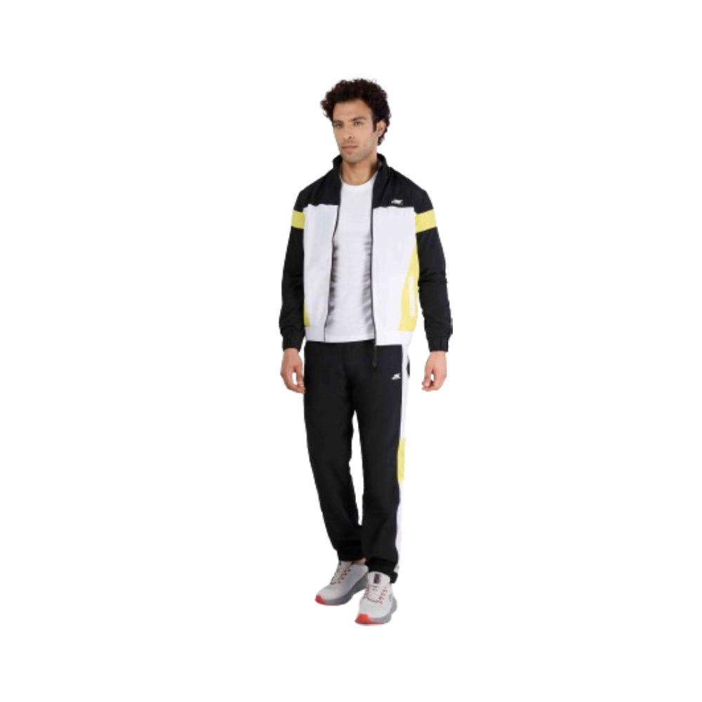 SKECHERS Cut & Sew Jogger (White/Lime)