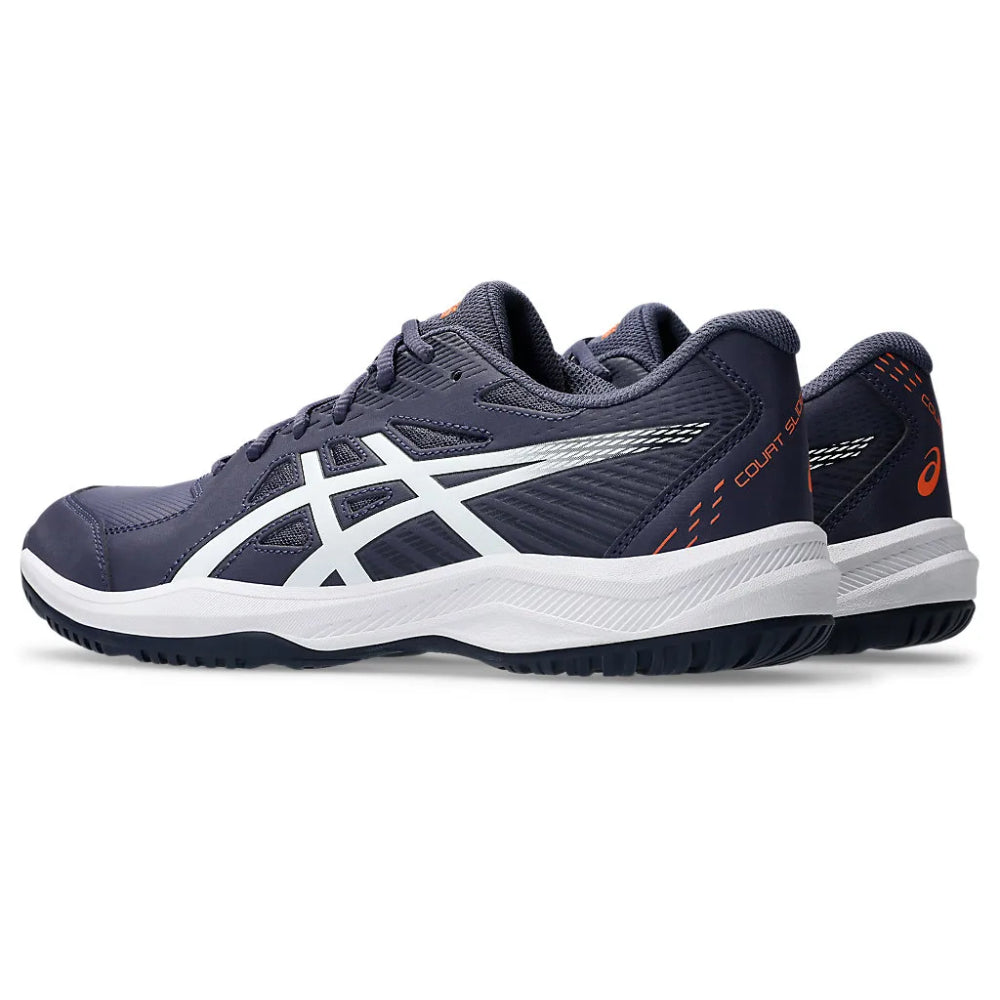 ASICS Court Slide 4 Tennis Shoe (Indigo Fog/White)