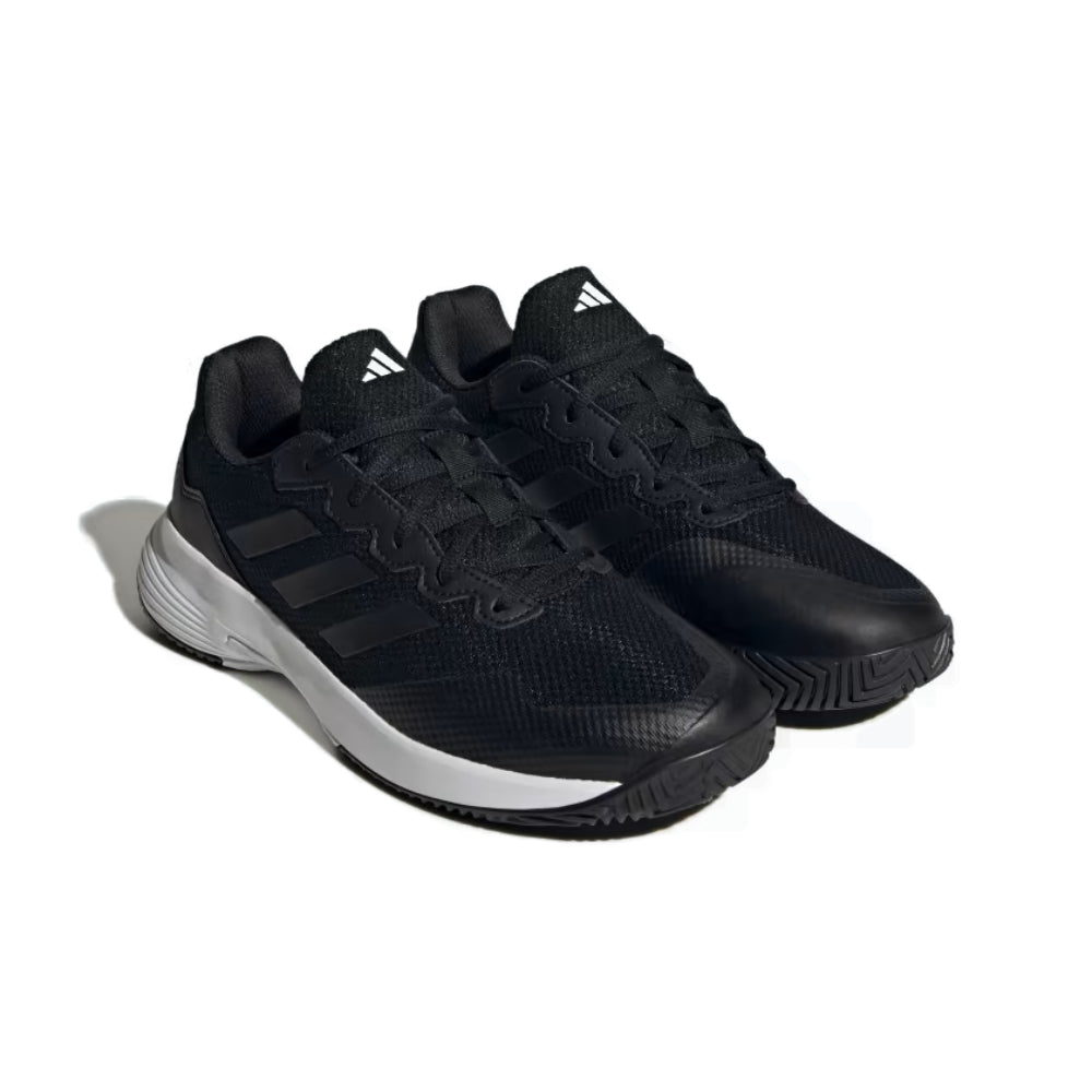 Adidas Game Court 2 Tennis Shoe (Core Black/Core Black/Grey Four)
