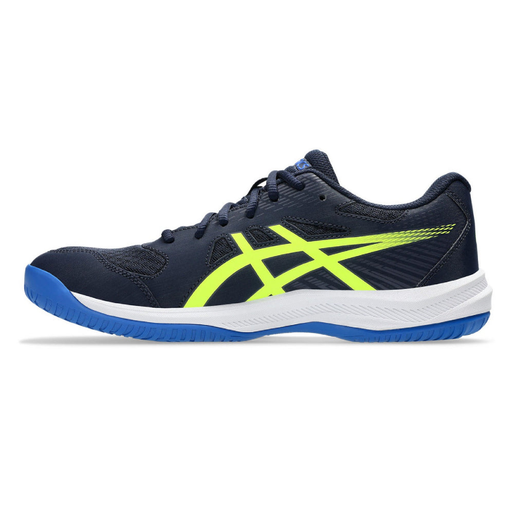 ASICS Upcourt 6 Badminton Shoe (Midnight/Safety Yellow)