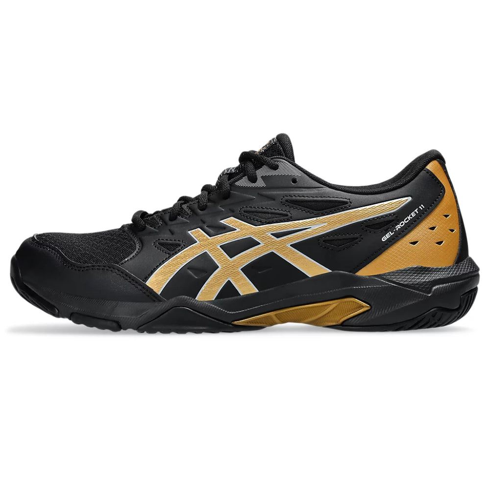 ASICS Gel-Rocket 11 Badminton Shoe (Black/Piedmont Grey)