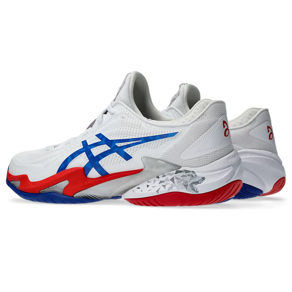 ASICS Court FF 3 Novak Tennis Shoe (White/Asics Blue)