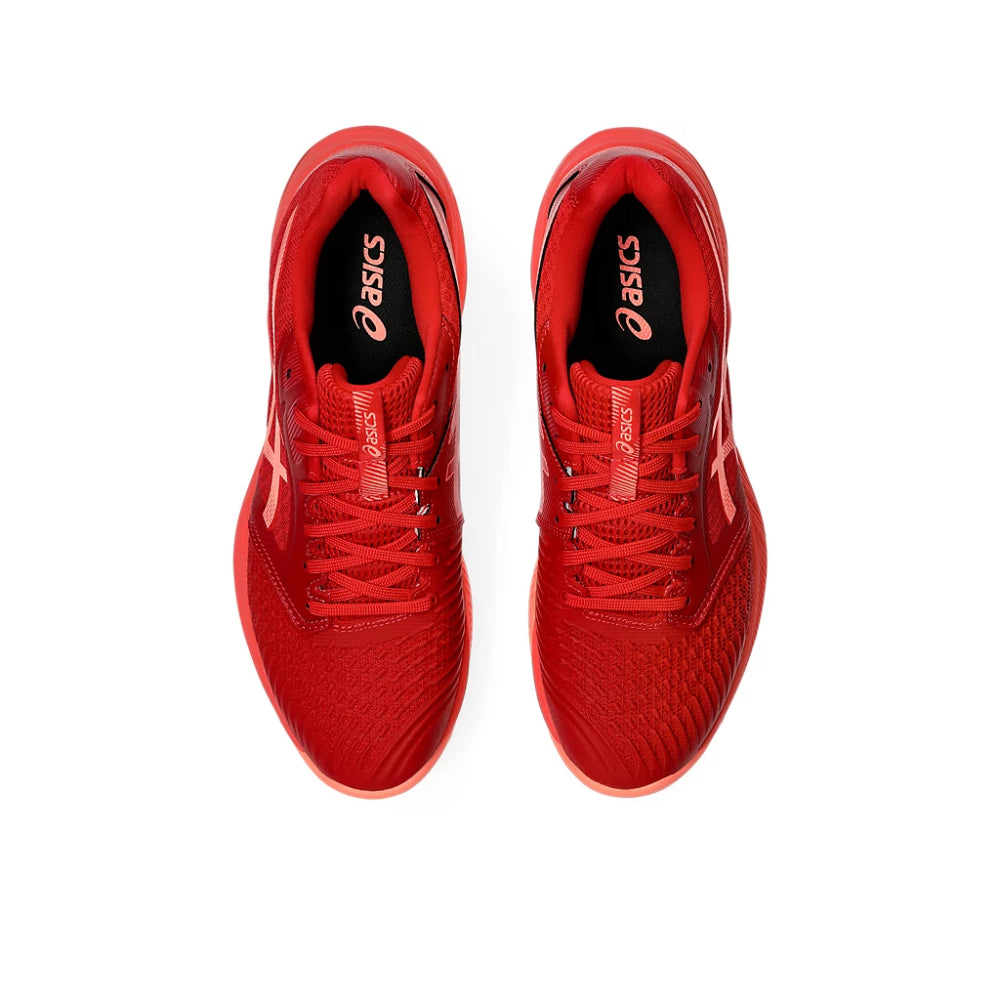ASICS Netburner Ballistic FF3 Badminton Shoe (Speed Red/Sun Coral)