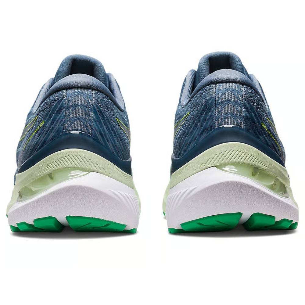 ASICS Gel-Kayano 29 Running Shoe (Steel Blue/Lime Zest)