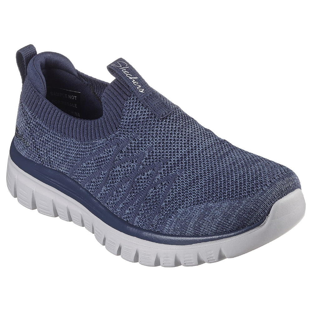 SKECHERS Graceful - Good Vibe Running Shoe (Navy)