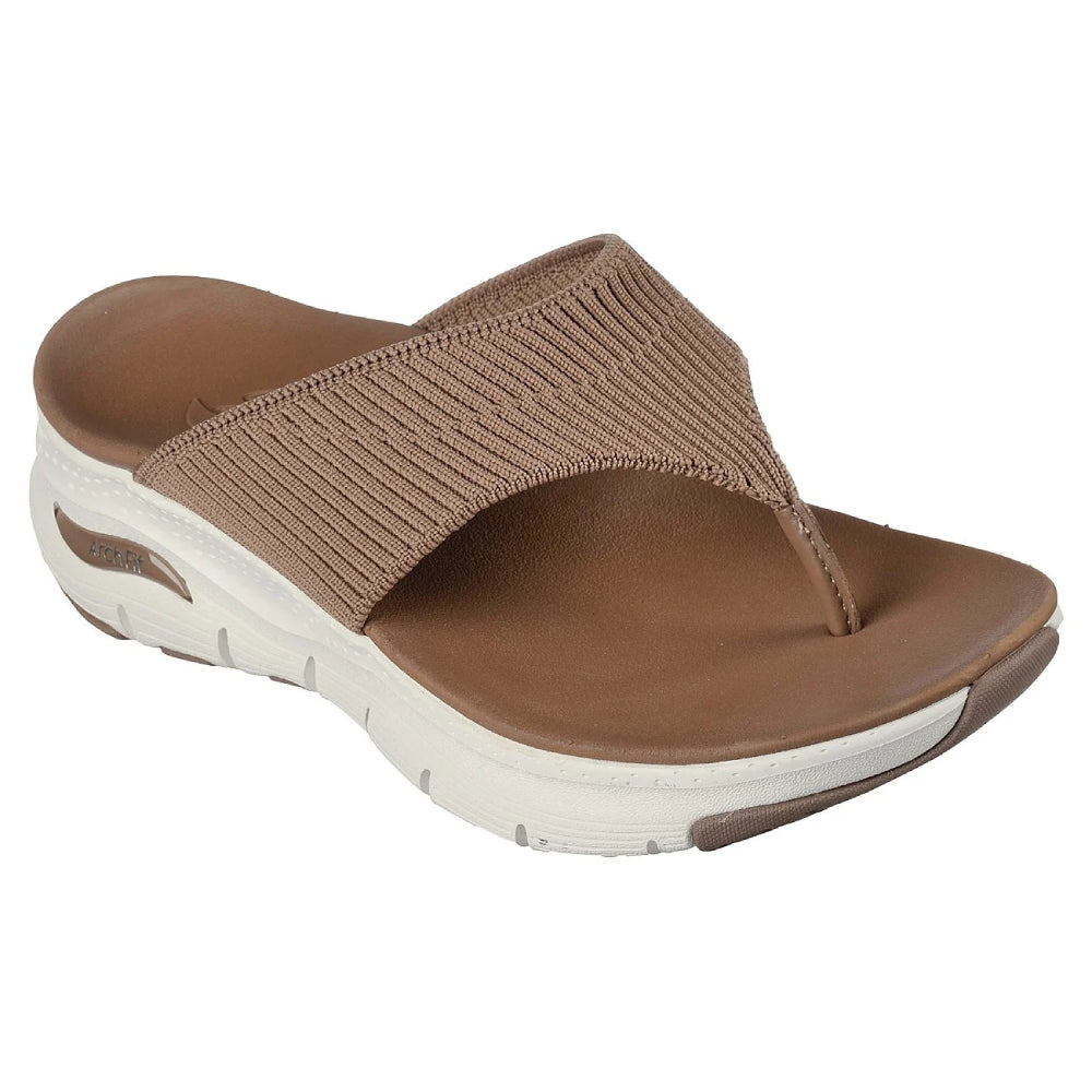 SKECHERS Arch Fit Easy Day Sandal (Mocha)