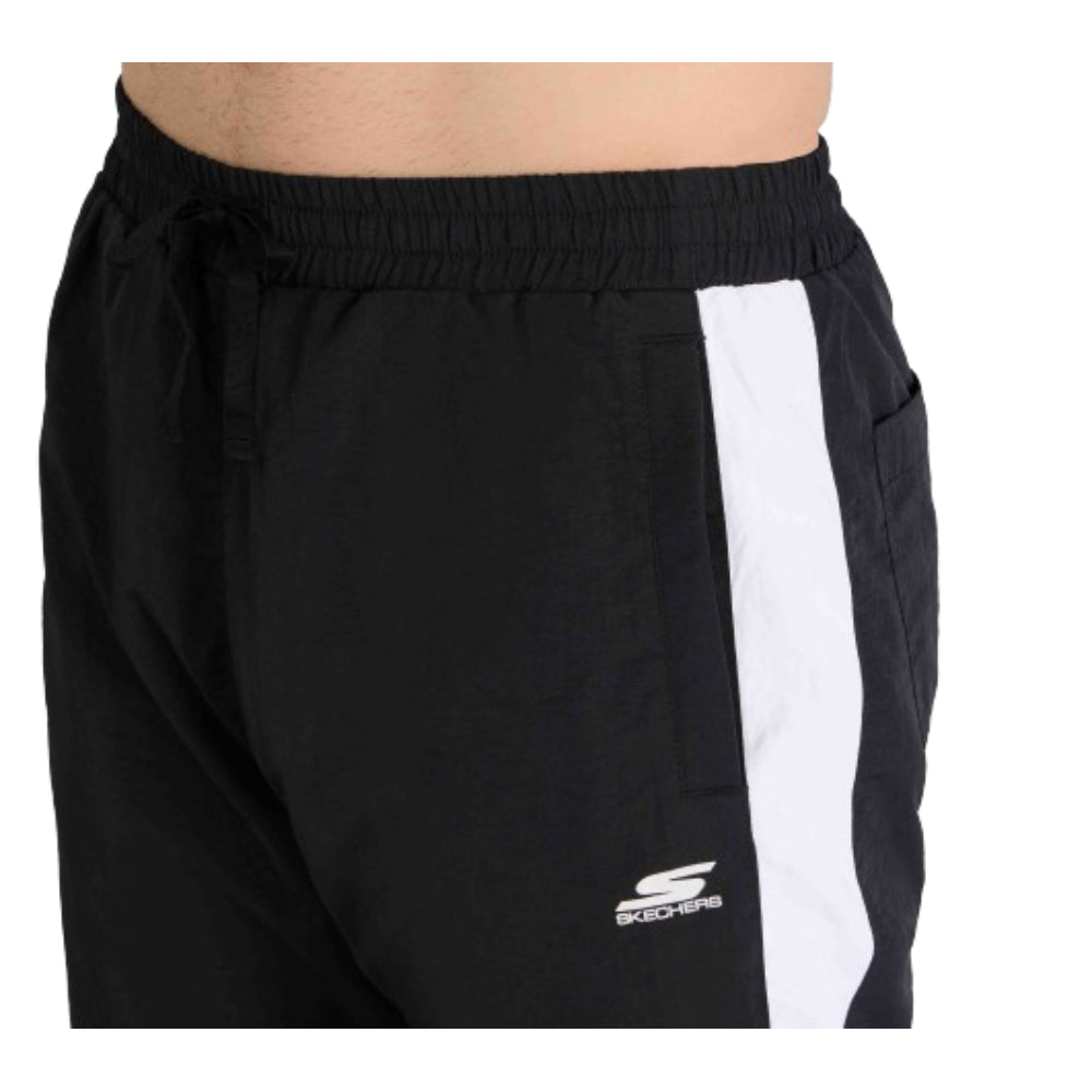 SKECHERS Cut & Sew Jogger (White/Lime)