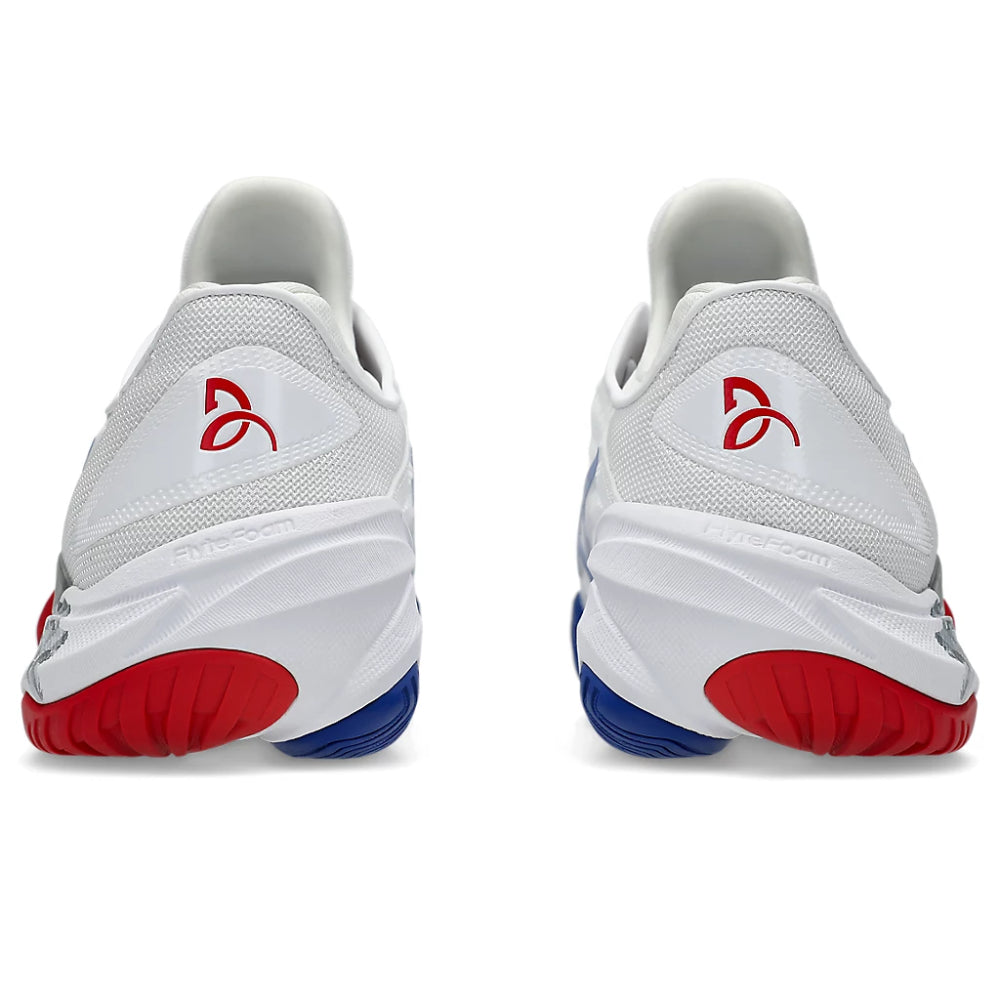 ASICS Court FF 3 Novak Tennis Shoe (White/Asics Blue)