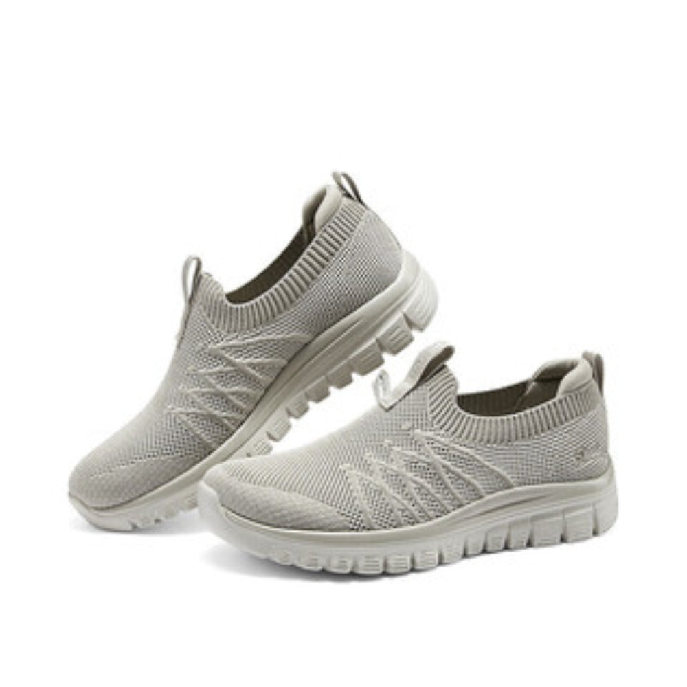 SKECHERS Graceful - Good Vibe Running Shoe (Taupe)