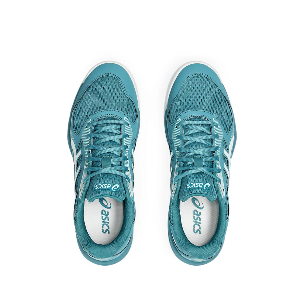 ASICS Upcourt 5 Badminton Shoe (Blue Teal/White)