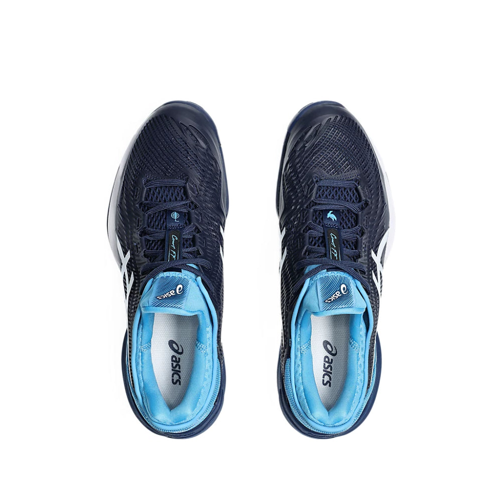 ASICS Court FF 3 Novak Tennis Shoe (Blue Expanse/White)