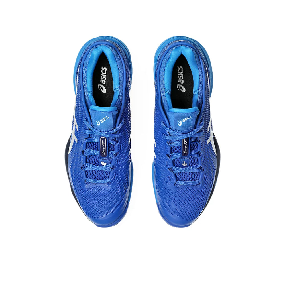 ASICS Court FF 3 Novak Tennis Shoe (Tuna Blue/Pure Silver)