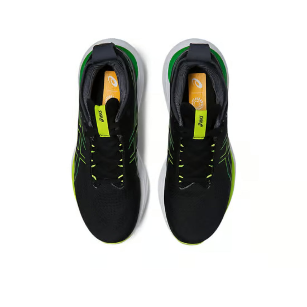 ASICS Gel-Nimbus 25 Running Shoe (Black/Lime Zest)
