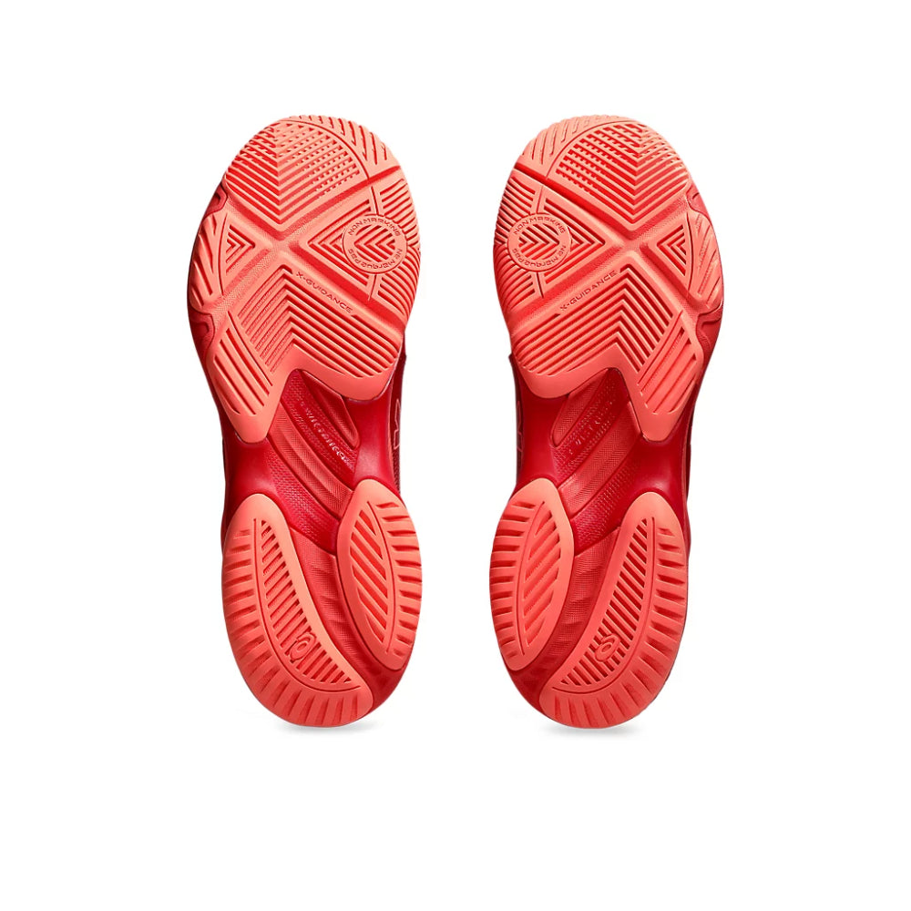ASICS Netburner Ballistic FF3 Badminton Shoe (Speed Red/Sun Coral)