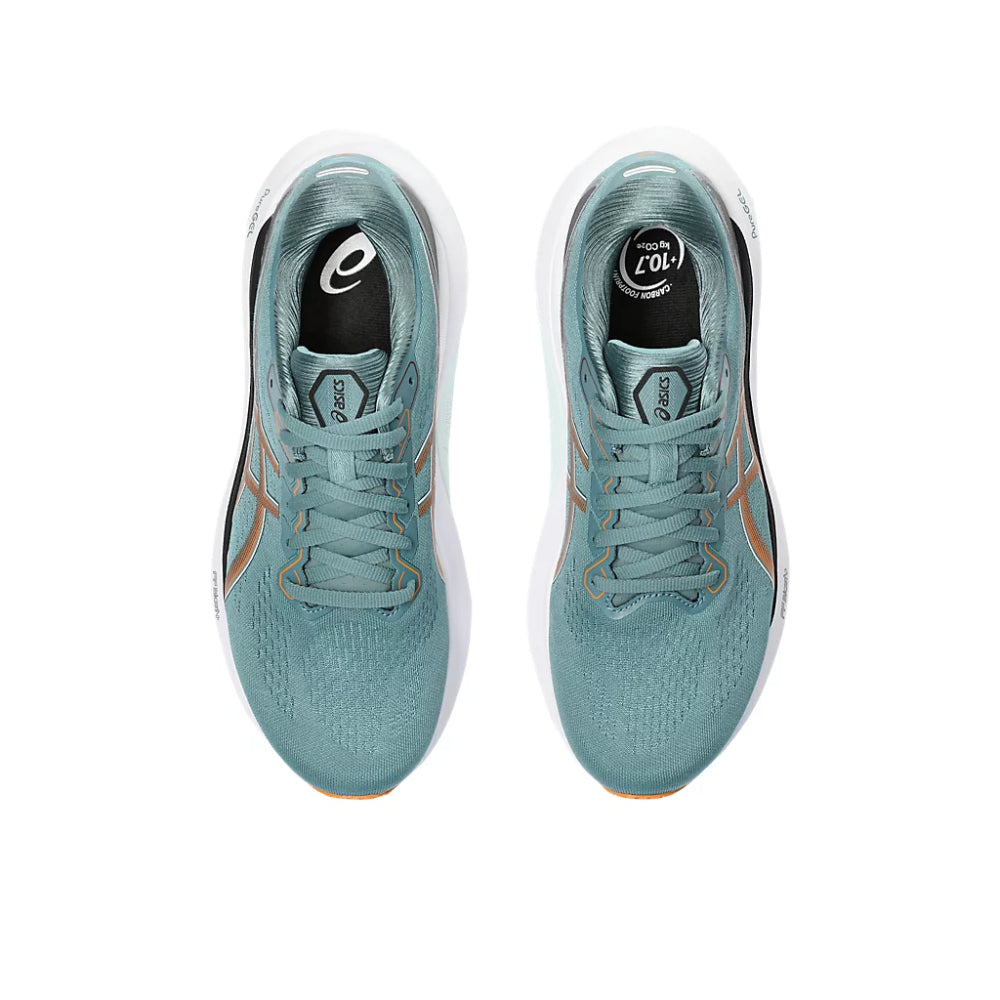 ASICS Gel-Kayano 30 Running Shoe (Foggy Teal/Bright Orange)